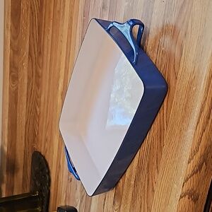 Vintage DANSK KOBENSTYLE Blue Enamel 10.5 x 8 x 2 Rectangle Pan France